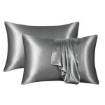 Petite Le Nto Satin Pillow Cases - Set of 2 - Black - Image 2