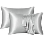 Petite Le Nto Satin Pillow Cases - Set of 2 - Black - Image 8