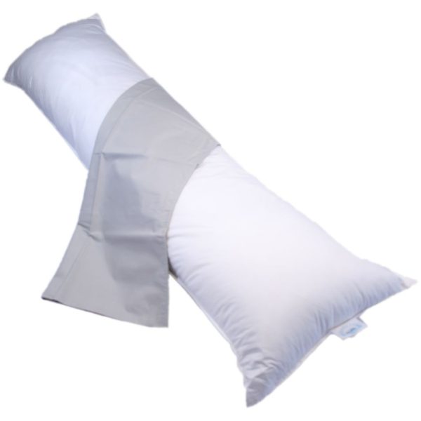 Bodypillow Medi-Line Comforter 100% Pure Cotton - GREY Cotton TWILL pillowcase included