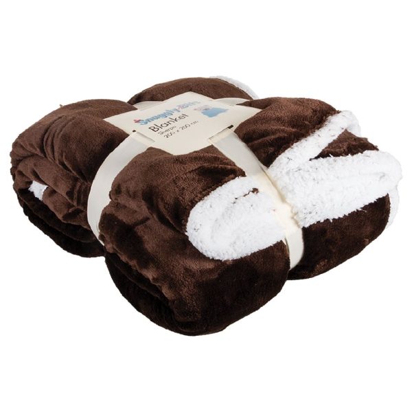 Soft Sherpa Blanket King Size - 200 x 200cm