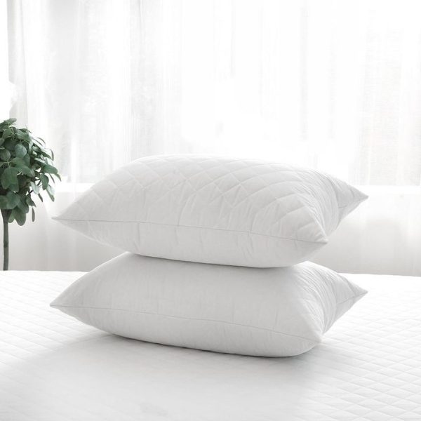 Gripitt - Quilted Ball Fibre Standard Pillow Twin Pack