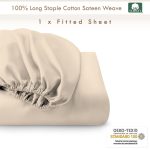 Pizuna Cotton Fitted Sheet Luxurious 400 Thread Count - Image 13