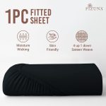 Pizuna Cotton Fitted Sheet Luxurious 400 Thread Count - Image 17
