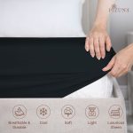 Pizuna Cotton Fitted Sheet Luxurious 400 Thread Count - Image 18