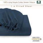 Pizuna Cotton Fitted Sheet Luxurious 400 Thread Count - Image 22