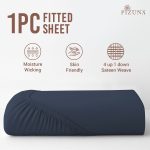 Pizuna Cotton Fitted Sheet Luxurious 400 Thread Count - Image 37