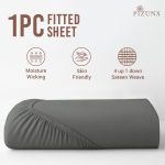 Pizuna Cotton Fitted Sheet Luxurious 400 Thread Count - Image 41