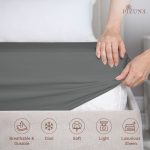 Pizuna Cotton Fitted Sheet Luxurious 400 Thread Count - Image 42