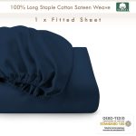 Pizuna Cotton Fitted Sheet Luxurious 400 Thread Count - Image 51