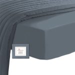 Pizuna Cotton Fitted Sheet Luxurious 400 Thread Count - Image 52