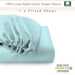 Pizuna Cotton Fitted Sheet Luxurious 400 Thread Count - Image 59