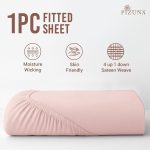 Pizuna Cotton Fitted Sheet Luxurious 400 Thread Count - Image 70