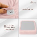 Pizuna Cotton Fitted Sheet Luxurious 400 Thread Count - Image 72