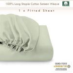Pizuna Cotton Fitted Sheet Luxurious 400 Thread Count - Image 75