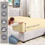 Pizuna Cotton Fitted Sheet Luxurious 400 Thread Count - Image 77