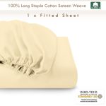 Pizuna Cotton Fitted Sheet Luxurious 400 Thread Count - Image 78