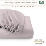 Pizuna Cotton Fitted Sheet Luxurious 400 Thread Count - Image 81