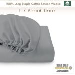 Pizuna Cotton Fitted Sheet Luxurious 400 Thread Count - Image 92