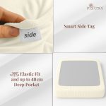 Pizuna Cotton Fitted Sheet Luxurious 400 Thread Count - Image 96
