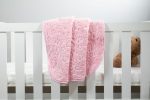 Sesli Mink Embossed Baby Blanket - Pink Pattern