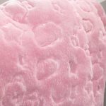Sesli Mink Embossed Baby Blanket - Pink Pattern - Image 2