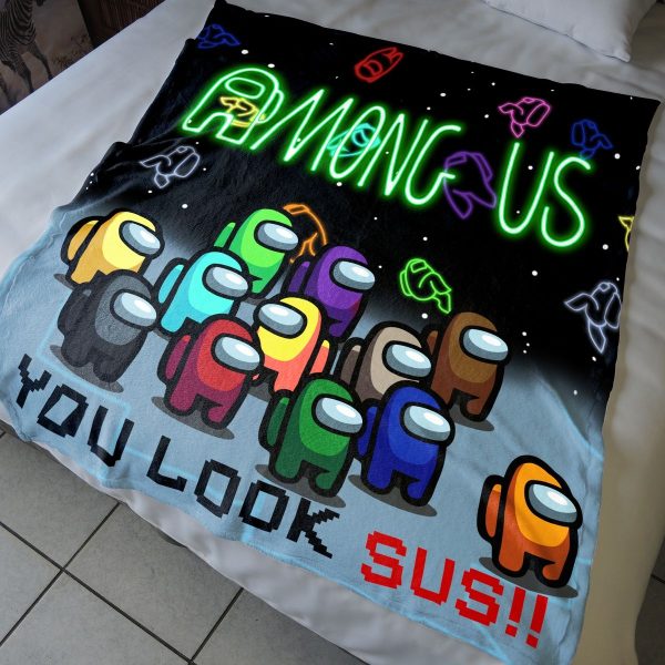 Among Us Light Weight Fleece Blanket