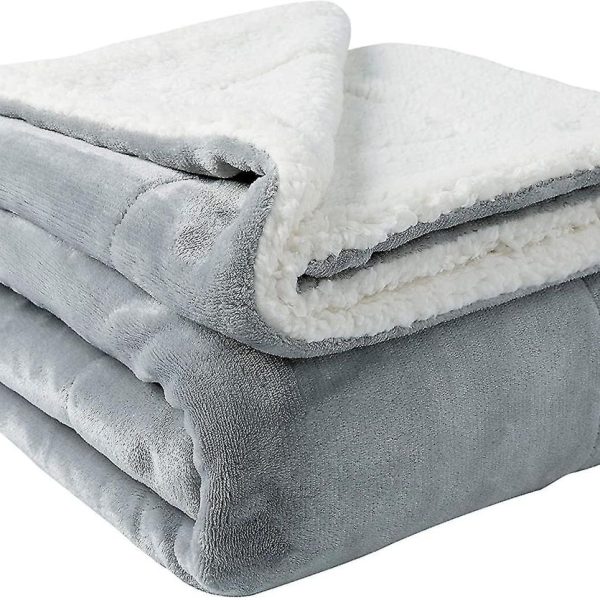 Sherpa Blanket Warm Blankets For Winter Super Soft Fuzzy Flannel