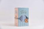 Sesli Mink Embossed Baby Blanket - Blue Heart Pattern - Image 3