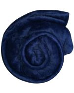 Whiteheads Faux Fur Blanket Throw - Navy - Image 2