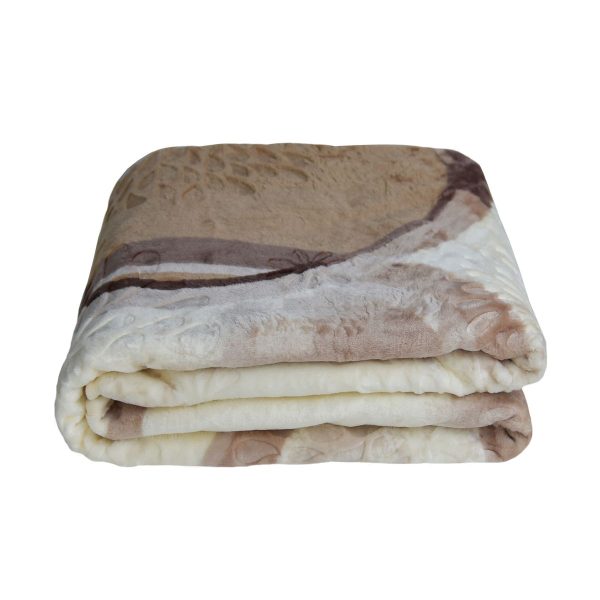 Sesli Mink Letsatsi 1Ply Blanket - Double Size - Natural