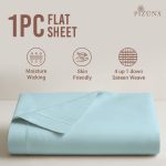 Pizuna Cotton Flat Sheet Luxurious 400 Thread Count - Image 7
