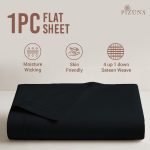 Pizuna Cotton Flat Sheet Luxurious 400 Thread Count - Image 17