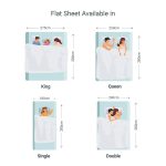 Pizuna Cotton Flat Sheet Luxurious 400 Thread Count - Image 35