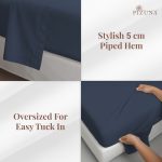 Pizuna Cotton Flat Sheet Luxurious 400 Thread Count - Image 39