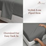 Pizuna Cotton Flat Sheet Luxurious 400 Thread Count - Image 44