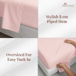 Pizuna Cotton Flat Sheet Luxurious 400 Thread Count - Image 70