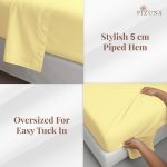 Pizuna Cotton Flat Sheet Luxurious 400 Thread Count - Image 84