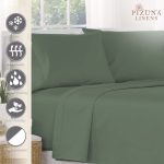 Pizuna Cotton Flat Sheet Luxurious 400 Thread Count - Image 90