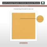 Pizuna Cotton Flat Sheet Luxurious 400 Thread Count - Image 95