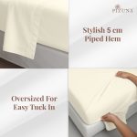 Pizuna Cotton Flat Sheet Luxurious 400 Thread Count - Image 102