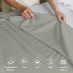 Pizuna Cotton Flat Sheet Luxurious 400 Thread Count - Image 125
