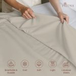 Pizuna Cotton Flat Sheet Luxurious 400 Thread Count - Image 130