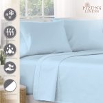 Pizuna Cotton Flat Sheet Luxurious 400 Thread Count - Image 134