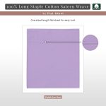 Pizuna Cotton Flat Sheet Luxurious 400 Thread Count - Image 138