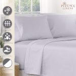 Pizuna Cotton Flat Sheet Luxurious 400 Thread Count - Image 140