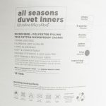 George & Mason - 13 Tog Microfibre All Seasons Duvet inner - Image 5