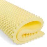 Dreamy Comfort Convoluted Foam Mattress Topper- Yellow - Image 3