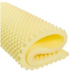 Dreamy Comfort Convoluted Foam Mattress Topper- Yellow - Image 8