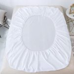 Cotton Waterproof Fitted Sheet Mattress Protector - Image 9