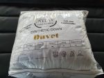 Duvet Inner By Relax Collection - Polyester stripe - White - King XL
